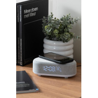Budík Karlsson Vogue s nabíjačkou na telefón KA6033GY, 10cm